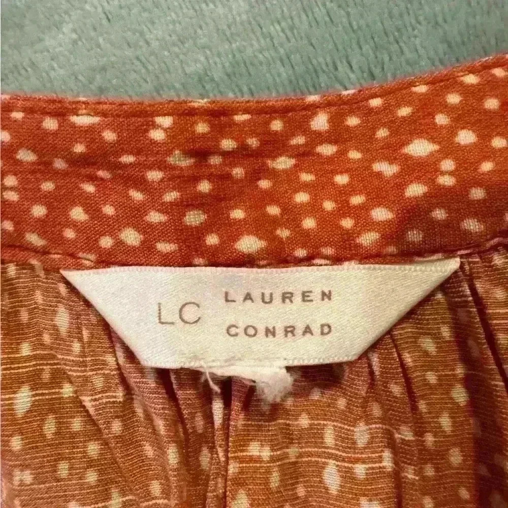Women’s Orange Lauren Conrad Blouse - Picture 3 of 6